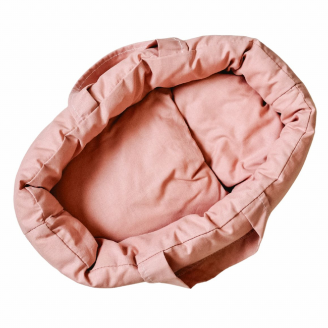 Hollie - Poppendraagmand Peach