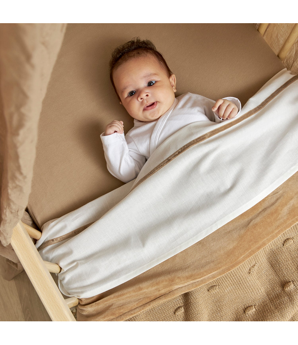 Meyco Meyco - Ledikant Jersey Hoeslaken Taupe || 2-pack