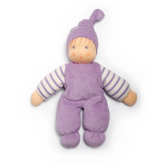 Nanchen Puppen Stoffen Pop Paars (28 cm)