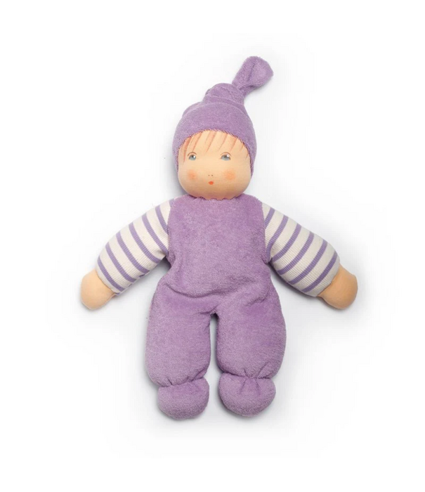 Nanchen Puppen Nanchen Natur - Stoffen Pop Paars (28 cm)