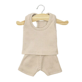 Minikane - Poppen Kledingset - Hemdje & Onderbroek Latte (pop 34 cm)