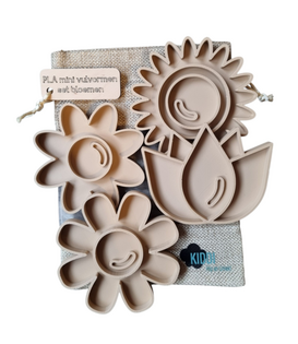 Mini Vulvormen Set Bloemen (4-delig)