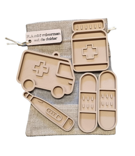 Mini Vulvormen Set De Dokter (4-delig)