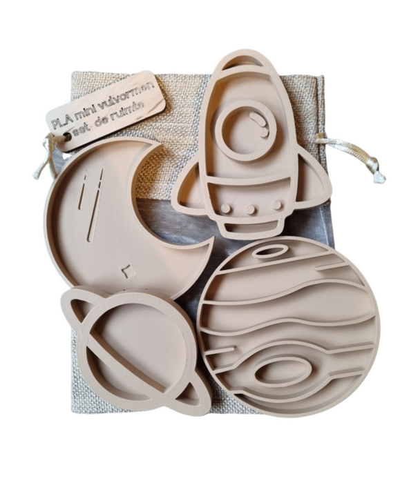 Kiddi Kiddi - Mini Vulvormen Set De Ruimte (4-delig)