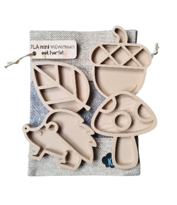 Kiddi Kiddi - Mini Vulvormen Set Herfst (4-delig)
