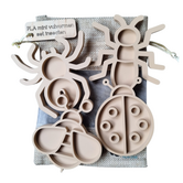 Kiddi - Mini Vulvormen Set Insecten (4-delig)