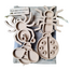 Kiddi Mini Vulvormen Set Insecten (4-delig)