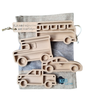 Mini Vulvormen Set Voertuigen (4-delig)