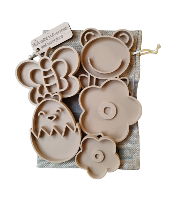 Kiddi Kiddi - Mini Vulvormen Set Voorjaar (5-delig)