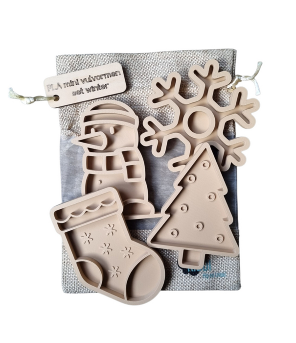 Kiddi Kiddi - Mini Vulvormen Set Winter (4-delig)