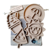 Kiddi - Mini Vulvormen Set Zomer (4-delig)