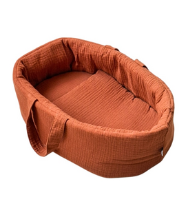 Poppendraagmand Caramel