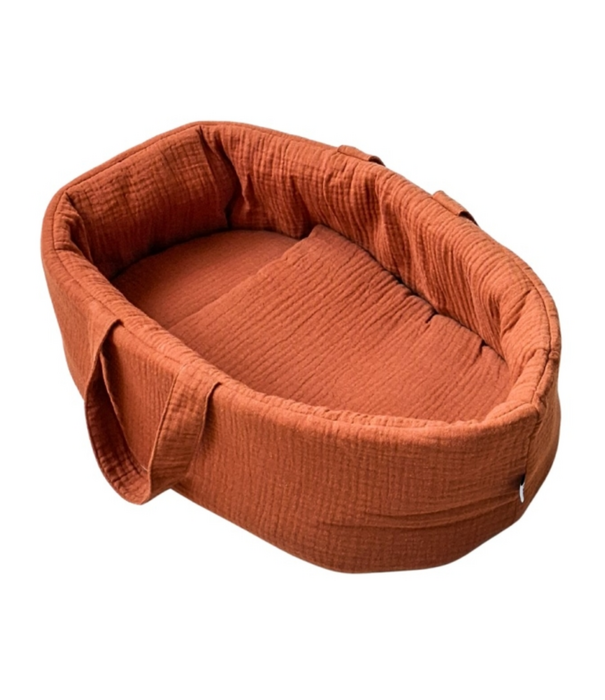 Hollie Hollie - Poppendraagmand Caramel