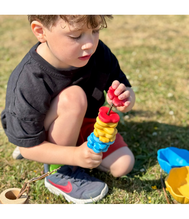 Yellow Door Yellow Door - Stenen Speelbakjes met Bloemen (20-delig)