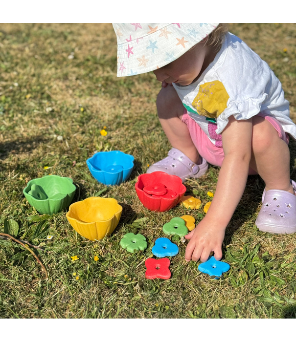 Yellow Door Yellow Door - Stenen Speelbakjes met Bloemen (20-delig)