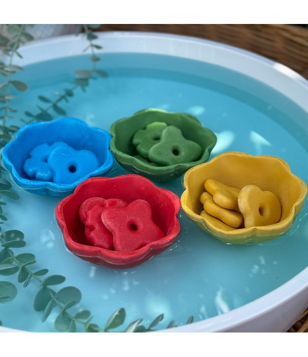 Yellow Door Yellow Door - Stenen Speelbakjes met Bloemen (20-delig)