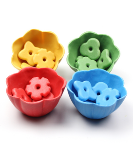 Stenen Speelbakjes met Bloemen (20-delig)