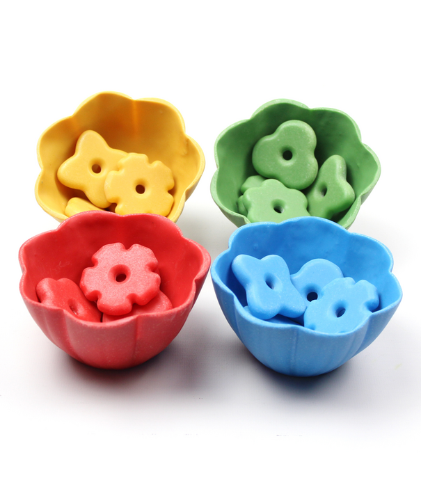 Yellow Door Yellow Door - Stenen Speelbakjes met Bloemen (20-delig)