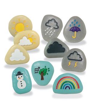 Sensorische Speelstenen Weer (10-delig)