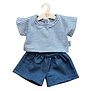 Hollie - Poppen Kledingset - Broek & Shirt - Icy Jeans Gestreept
