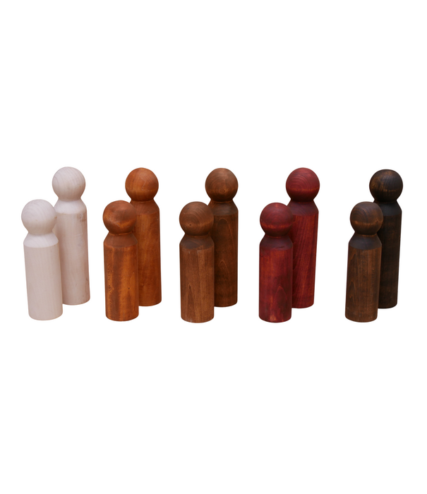 Cosy Cosy - Wereldse Houten Poppen voor Buiten (10-delig)