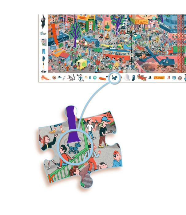 Djeco Djeco - Puzzel De Stad | 6+