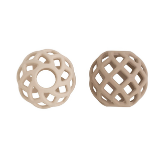 Baby's Only Grijpbal Clay & Warm Linen | 2-pack