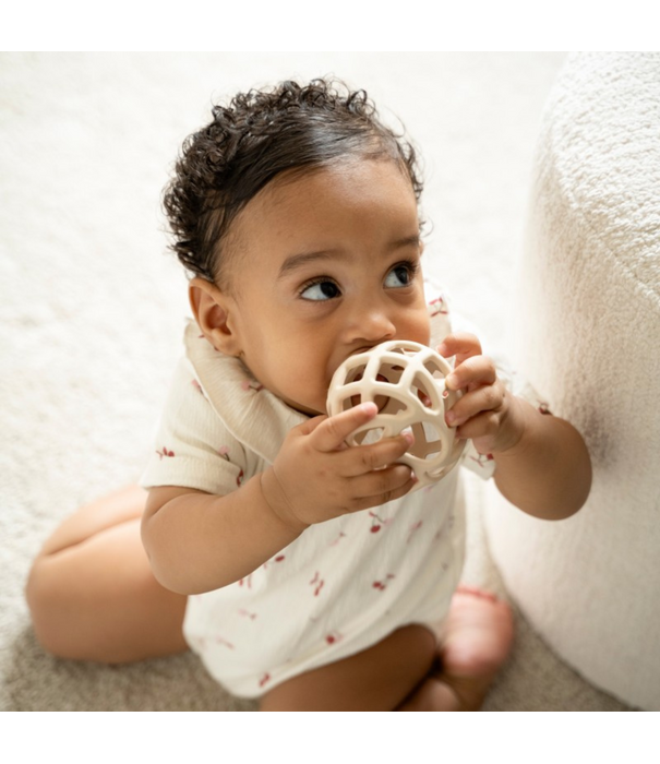 Baby's Only Baby's Only - Grijpbal Clay & Warm Linen | 2-pack