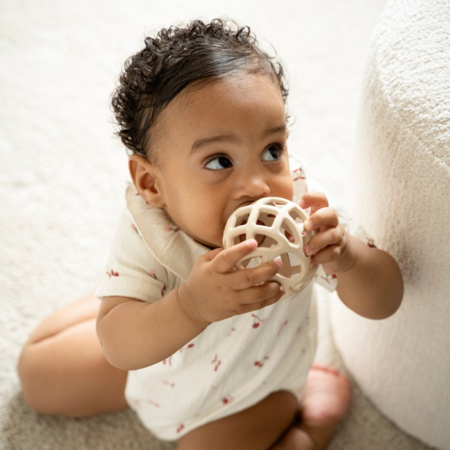 Baby's Only - Grijpbal Clay & Warm Linen | 2-pack