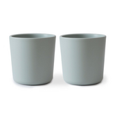 Mushie - Beker - Sage (2-delig)