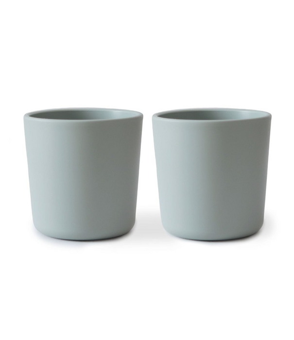 Mushie Mushie - Beker - Sage (2-delig)