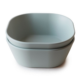 Mushie - Kom Vierkant - Sage (2-delig)