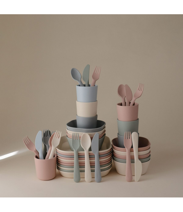 Mushie Mushie - Bestekset - Sage (3-delig)