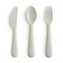 Mushie - Bestekset - Sage (3-delig)
