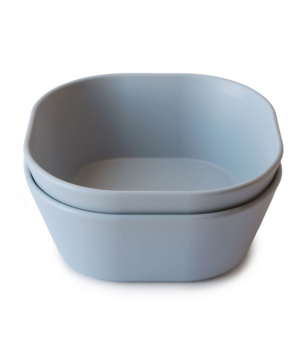 Mushie Mushie - Kom Vierkant - Cloud (2-delig)