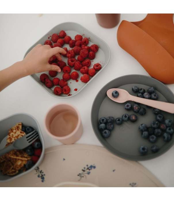 Mushie Mushie - Bord Vierkant - Cloud (2-delig)