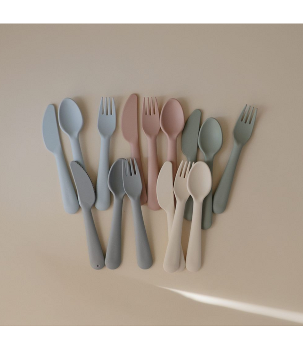 Mushie Mushie - Bestekset - Cloud (3-delig)