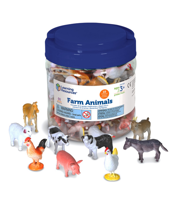 Learning Resources Learning Resources - Sorteer en Tel Boerderijdieren (60-delig)