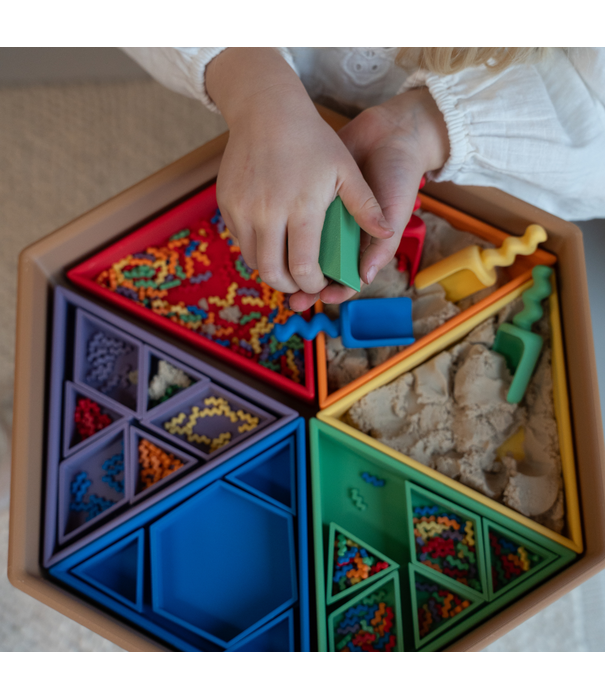 Grennn - Mandigo Speelbakjes Mega Set Regenboog (42-delig)