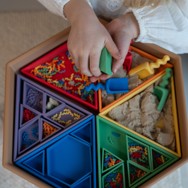 Grennn - Mandigo Speelbakjes Mega Set Regenboog (42-delig)