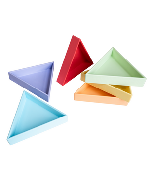 Mandigo Inlegdriehoeken Set Pastel (6-delig)