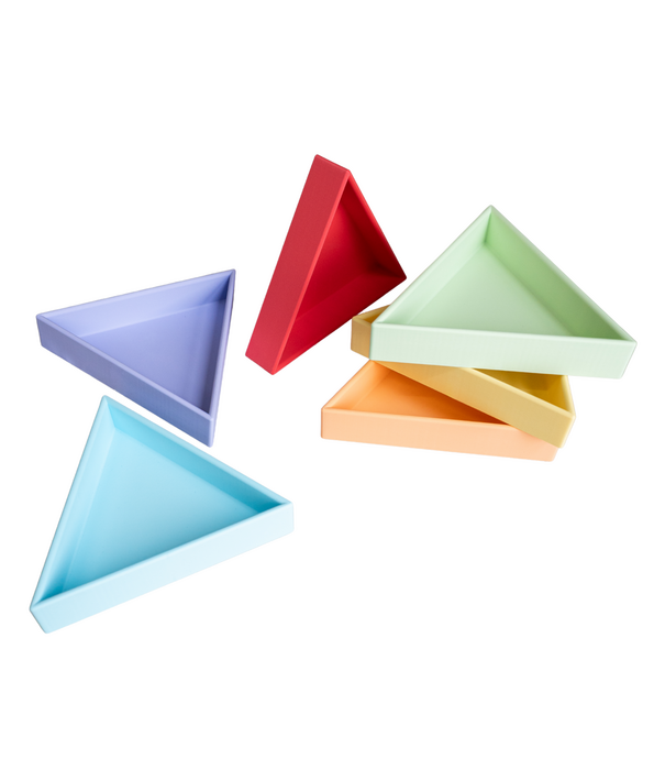 Grennn - Mandigo Inlegdriehoeken Set Pastel (6-delig)