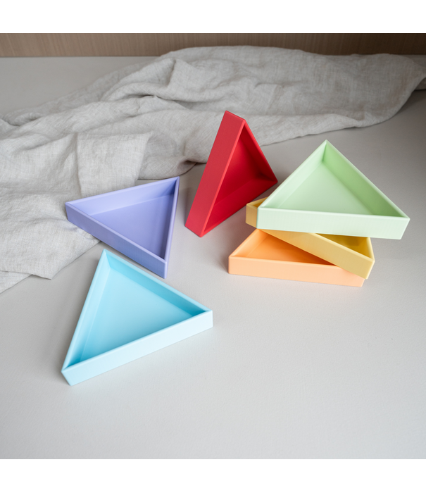 Grennn - Mandigo Inlegdriehoeken Set Pastel (6-delig)