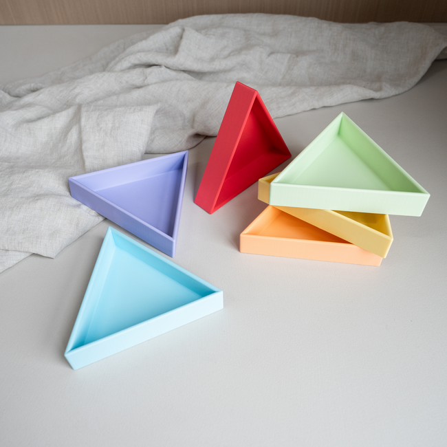Grennn - Mandigo Inlegdriehoeken Set Pastel (6-delig)