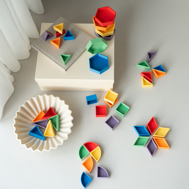 Grennn - Mandigo Speelbakjes Mega Set Regenboog (42-delig)