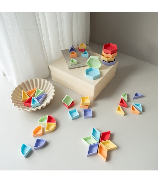 Grennn - Mandigo Speelbakjes Mega Set Pastel (42-delig)