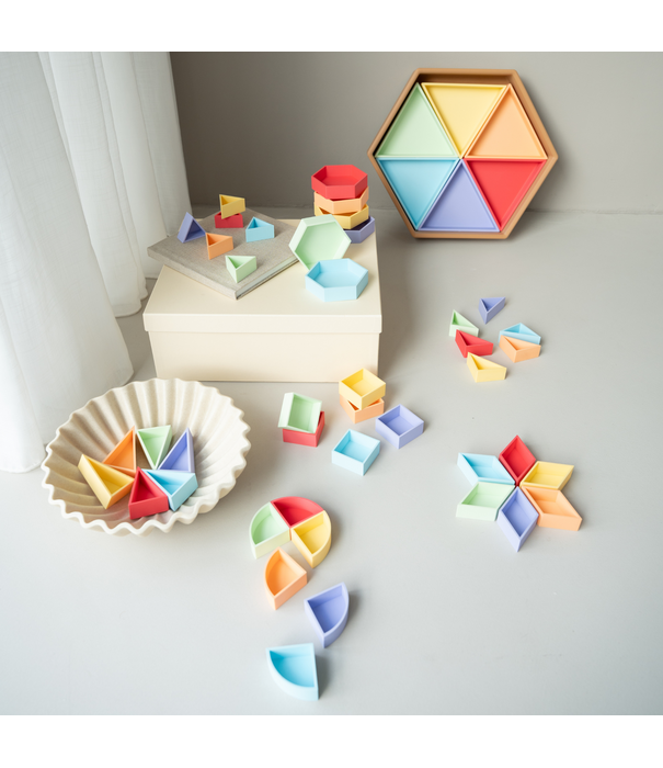 Grennn - Mandigo Speelbakjes Mega Set Pastel (42-delig)