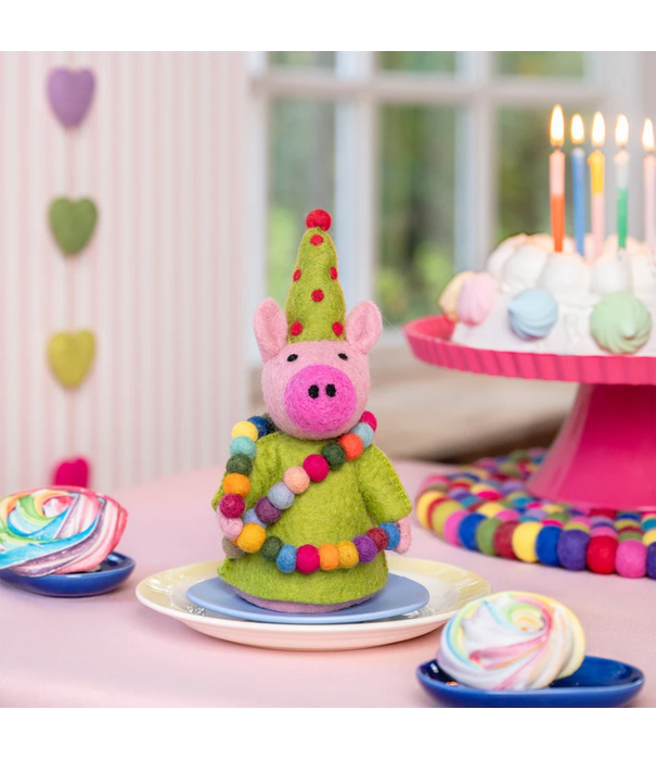 Sjaal met Verhaal Sjaal met Verhaal - Feestvarken Groen