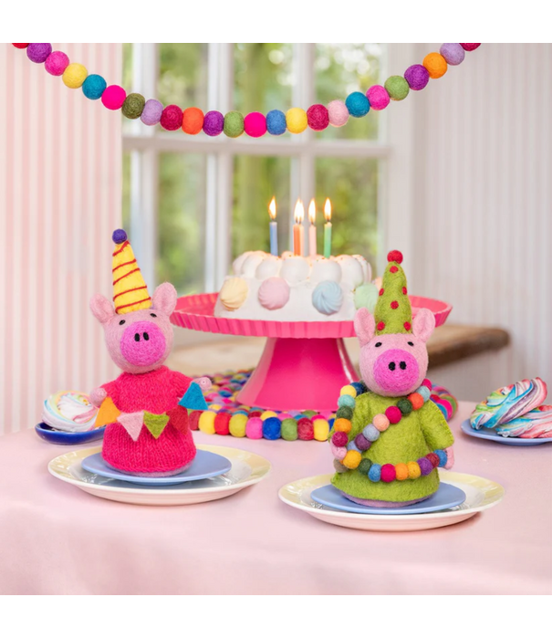 Sjaal met Verhaal Sjaal met Verhaal - Feestvarken Groen