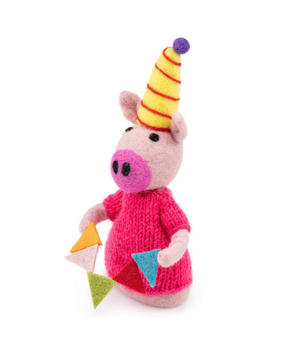 Sjaal met Verhaal Sjaal met Verhaal - Feestvarken Roze